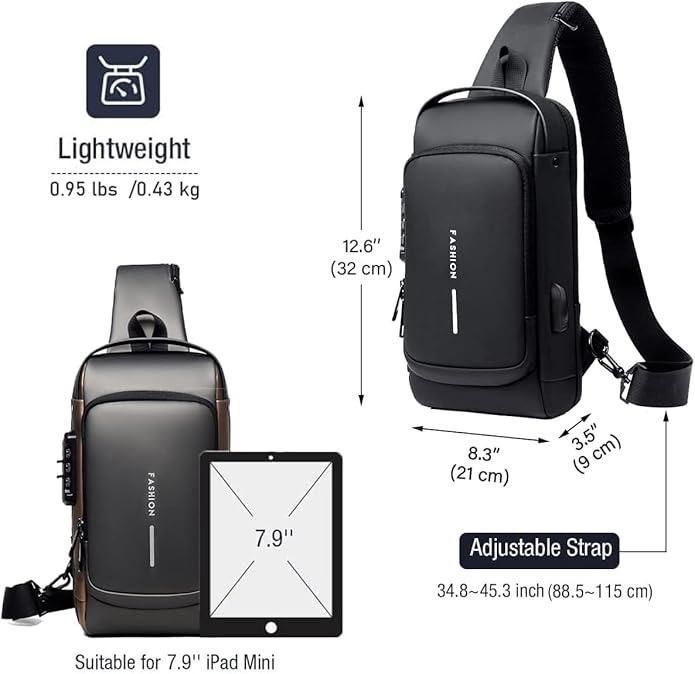 Anti-theft Waterproof Crossbody Bag